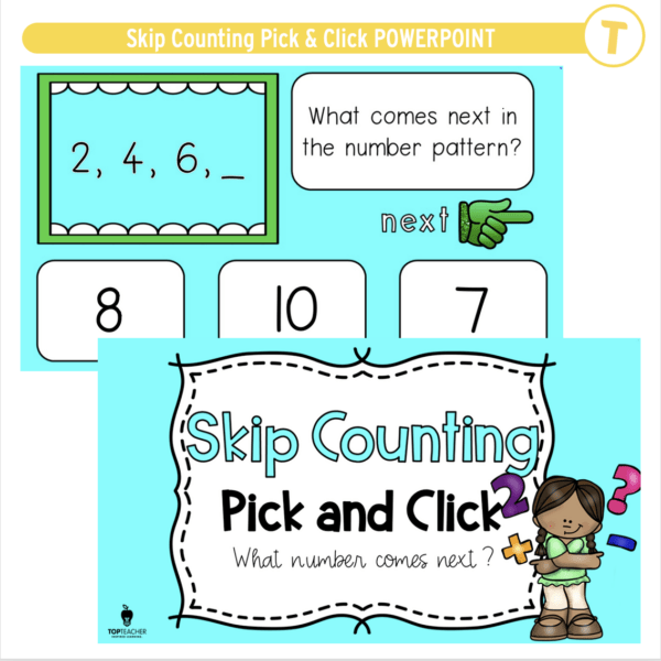Skip Counting Pick & Click POWERPOINT - Image 2